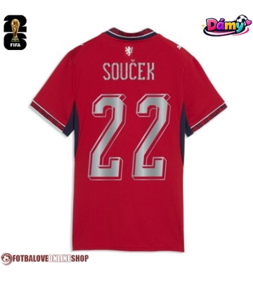 Česká republika Tomas Soucek #22 Domácí Dres pro Dámy MS 2026 Krátkým Rukávem